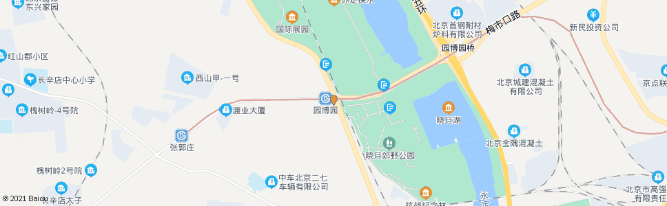 北京地铁园博园站_公交站地图_北京公交_妙搜公交查询2025