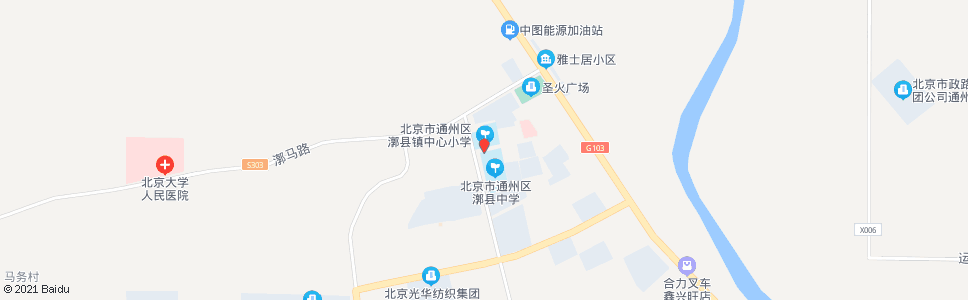 北京漷县中学_公交站地图_北京公交_妙搜公交查询2025