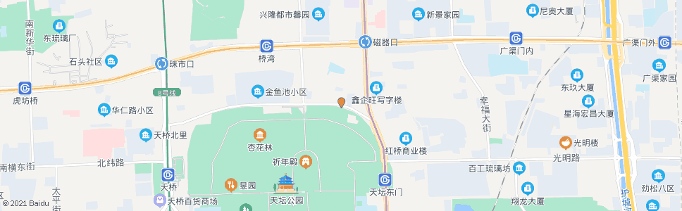 北京红桥路口西_公交站地图_北京公交_妙搜公交查询2025