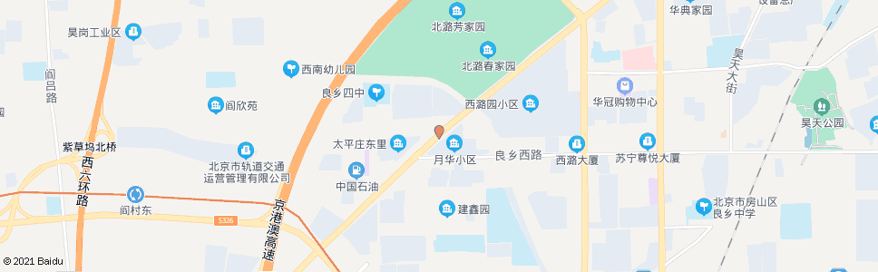 北京月华小区_公交站地图_北京公交_妙搜公交查询2025