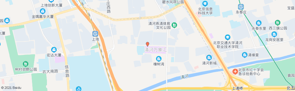 北京清河中街西口_公交站地图_北京公交_妙搜公交查询2025