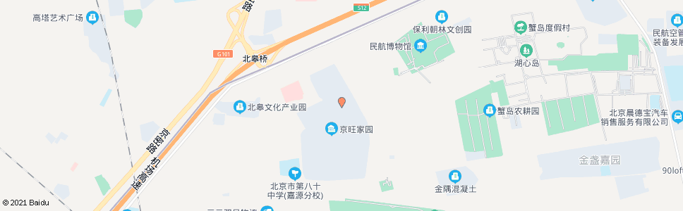 北京京旺家园西街_公交站地图_北京公交_妙搜公交查询2025