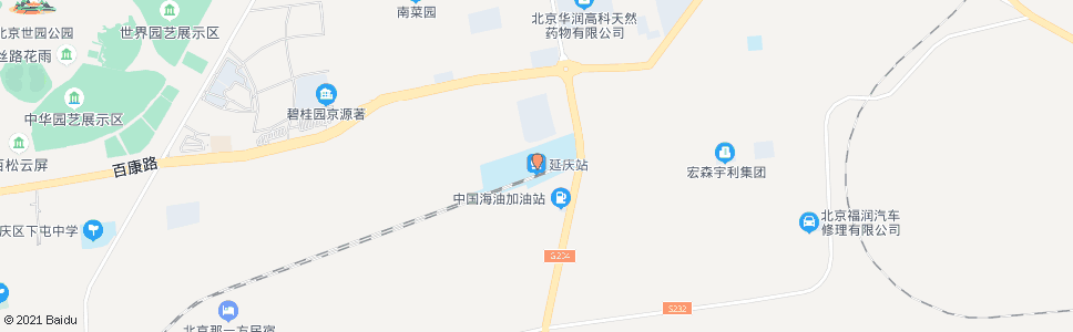 北京排字岭_公交站地图_北京公交_妙搜公交查询2025