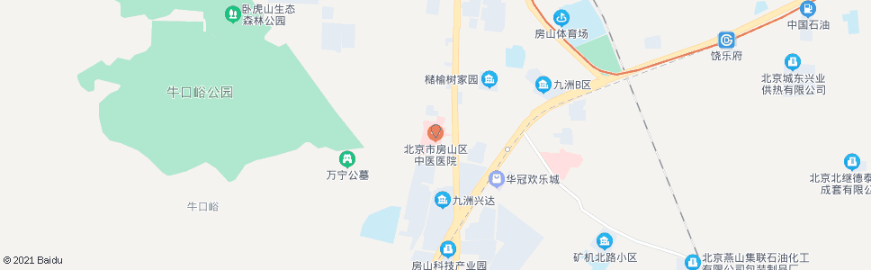 北京房山中医医院_公交站地图_北京公交_妙搜公交查询2025