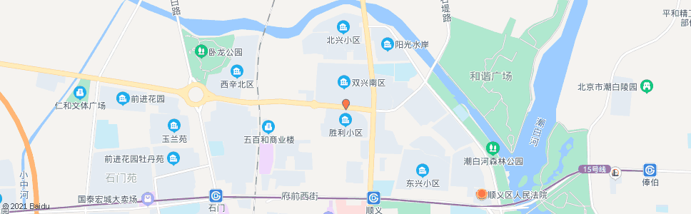 北京胜利小区_公交站地图_北京公交_妙搜公交查询2025