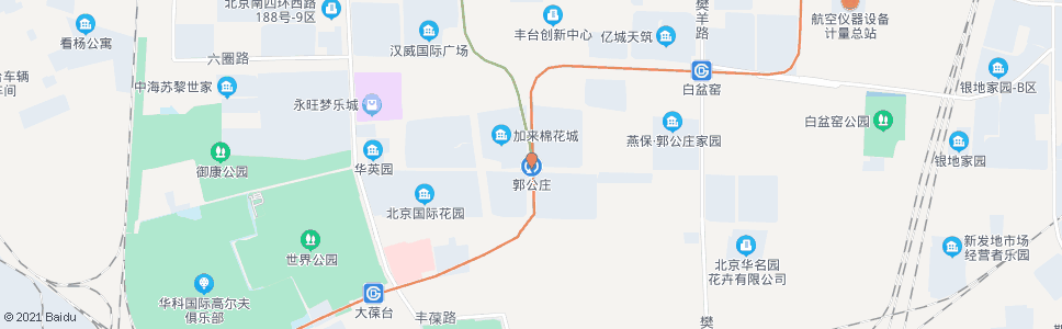 北京郭公庄_公交站地图_北京公交_妙搜公交查询2025