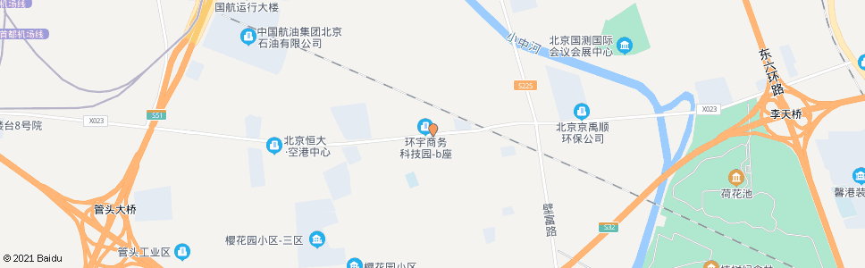 北京半壁店四街_公交站地图_北京公交_妙搜公交查询2025