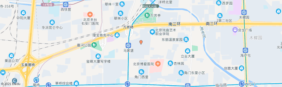 北京马家堡小区_公交站地图_北京公交_妙搜公交查询2025