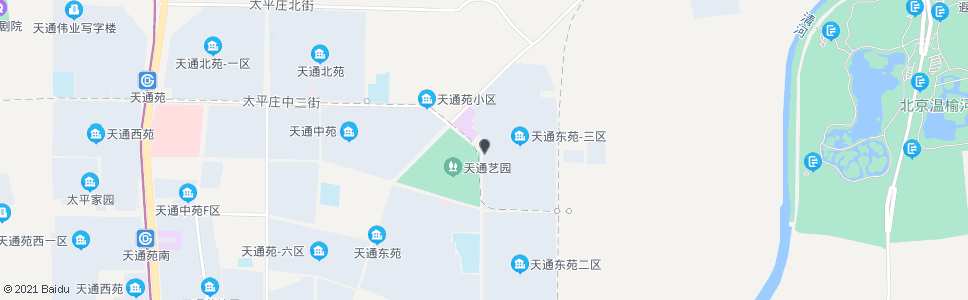 北京天通东苑三区西门_公交站地图_北京公交_妙搜公交查询2025