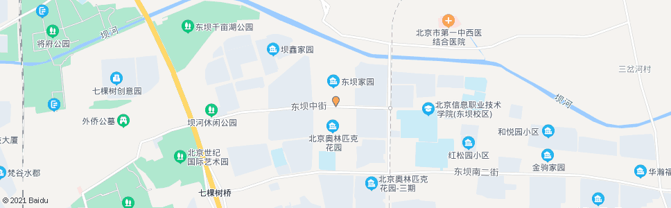 北京东坝家园_公交站地图_北京公交_妙搜公交查询2024