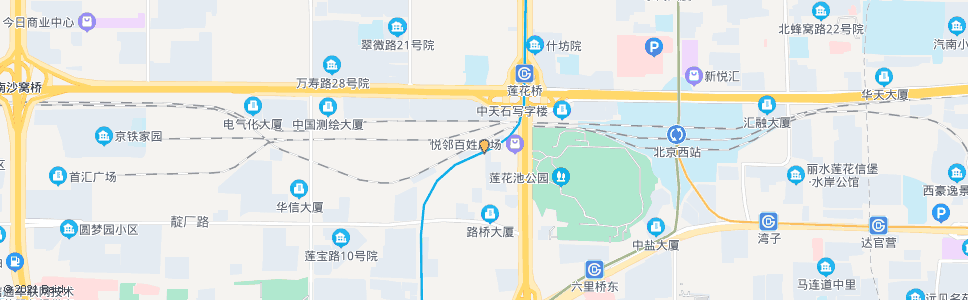 北京吴家场路_公交站地图_北京公交_妙搜公交查询2025