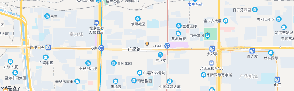 北京九龙山路南口_公交站地图_北京公交_妙搜公交查询2025