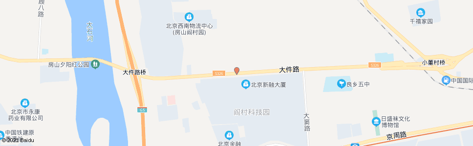 北京房山焦庄村_公交站地图_北京公交_妙搜公交查询2025