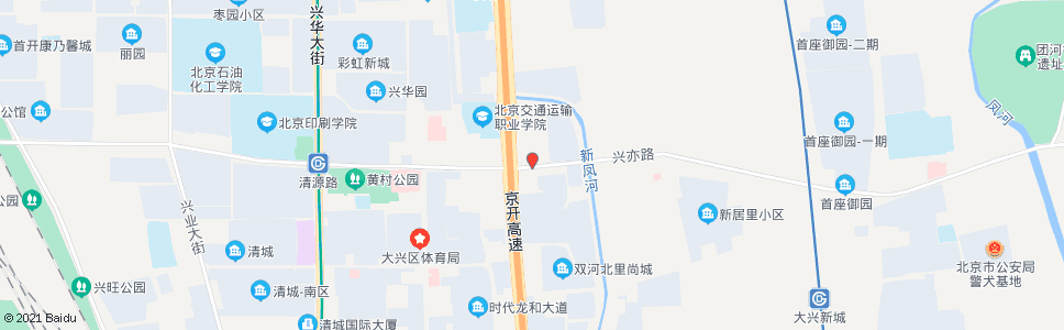 北京兴亦路_公交站地图_北京公交_妙搜公交查询2025