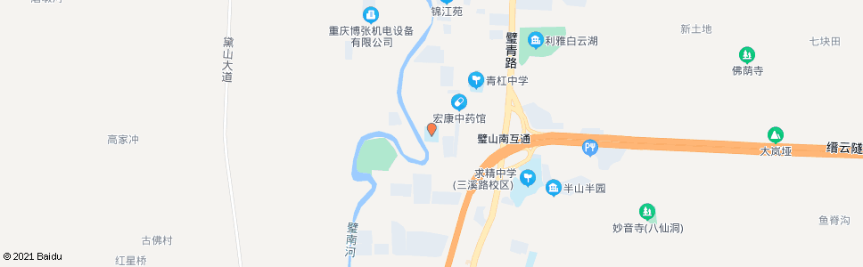 重庆青杠小学_公交站地图_重庆公交_妙搜公交查询2024