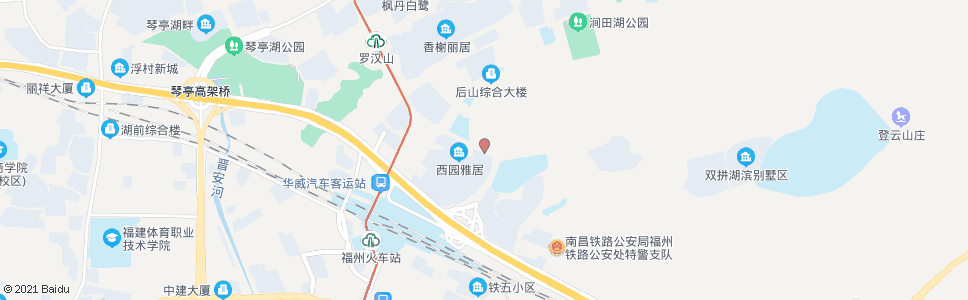 福州后山村_公交站地图_福州公交_妙搜公交查询2024