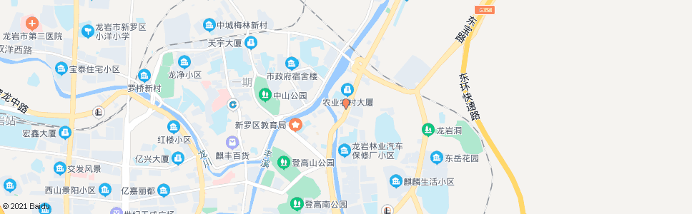 龙岩闽西报社(溪南小学)_公交站地图_龙岩公交_妙搜公交查询2024