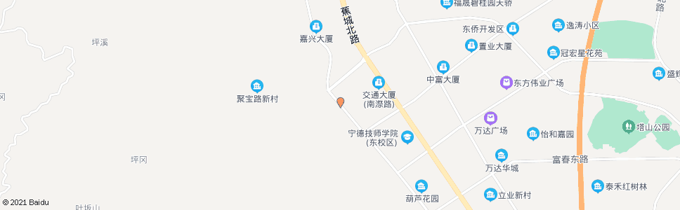 宁德南际路口(鹤峰路方向)_公交站地图_宁德公交_妙搜公交查询2024