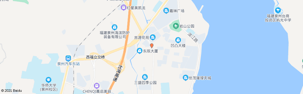 泉州安吉路(坪山洞东侧)_公交站地图_泉州公交_妙搜公交查询2024