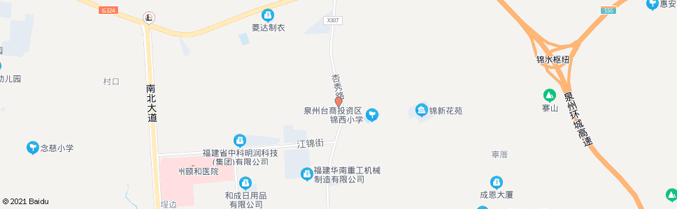 泉州锦厝村_公交站地图_泉州公交_妙搜公交查询2024