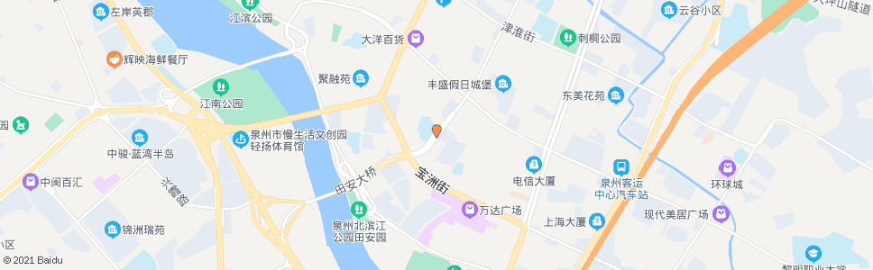 泉州泉秀街道办事处_公交站地图_泉州公交_妙搜公交查询2025