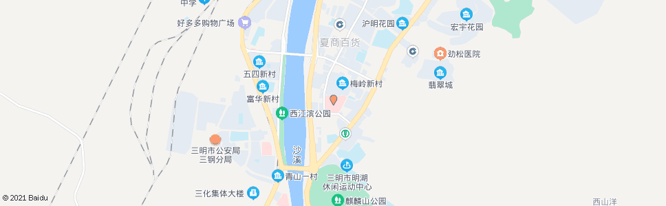 三明第三医院_公交站地图_三明公交_妙搜公交查询2024