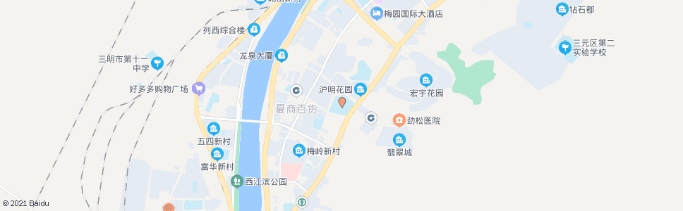 三明二中东门_公交站地图_三明公交_妙搜公交查询2025