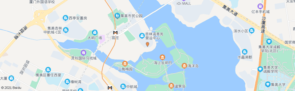 厦门杏林湾商务中心_公交站地图_厦门公交_妙搜公交查询2024