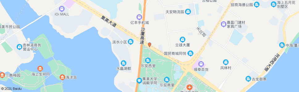 厦门诚毅学院_公交站地图_厦门公交_妙搜公交查询2024