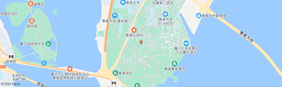 厦门财经学院_公交站地图_厦门公交_妙搜公交查询2024