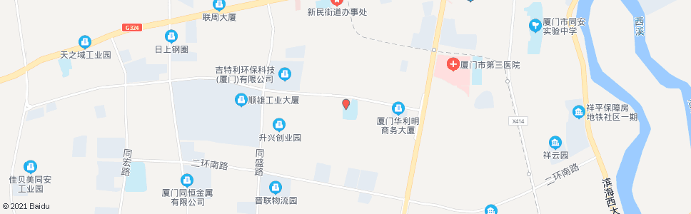 厦门洪塘小学_公交站地图_厦门公交_妙搜公交查询2024