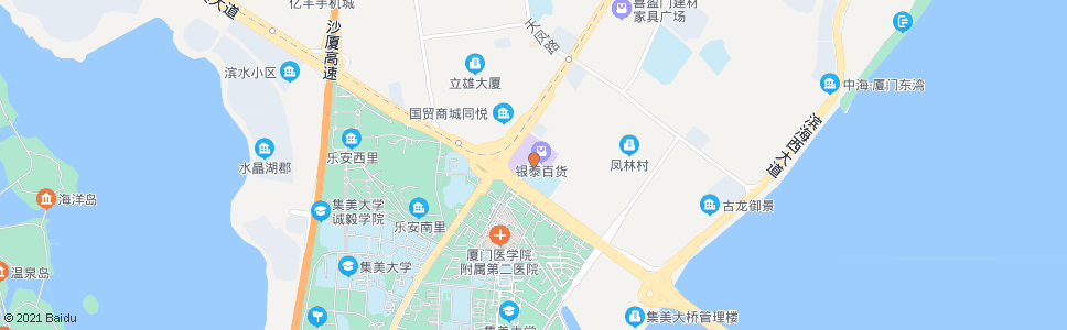 厦门理工学院_公交站地图_厦门公交_妙搜公交查询2024