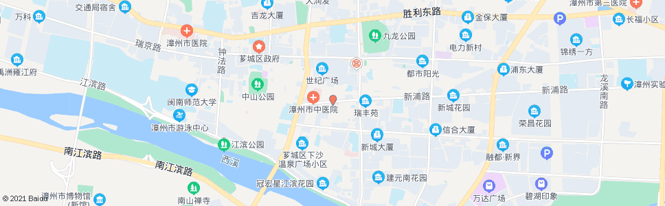 漳州前锋市场_公交站地图_漳州公交_妙搜公交查询2025