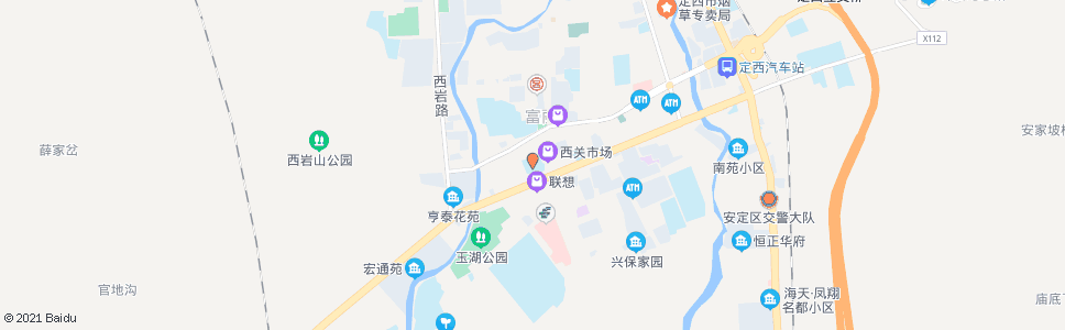 定西北关小学_公交站地图_定西公交_妙搜公交查询2024