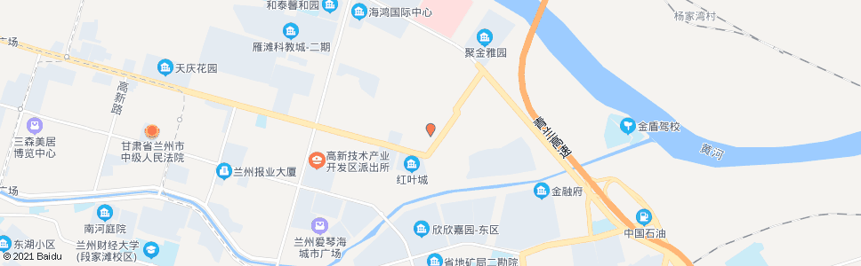 兰州高滩村_公交站地图_兰州公交_妙搜公交查询2025