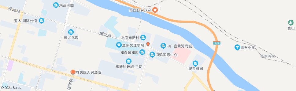 兰州北面滩路口_公交站地图_兰州公交_妙搜公交查询2025