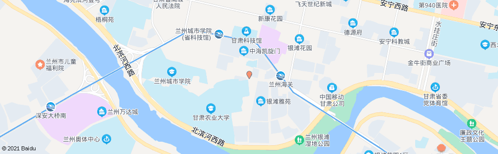 兰州农大家属院_公交站地图_兰州公交_妙搜公交查询2025