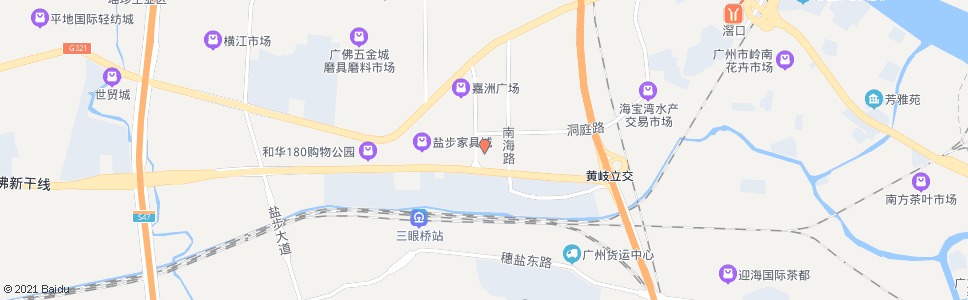 佛山洞庭路(碧翠华庭)_公交站地图_佛山公交_妙搜公交查询2024