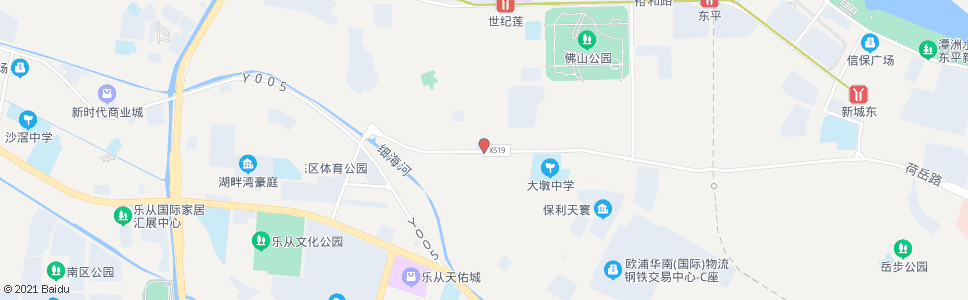 佛山荷村_公交站地图_佛山公交_妙搜公交查询2024