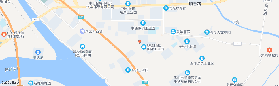 佛山顺和南路新汇路口_公交站地图_佛山公交_妙搜公交查询2024