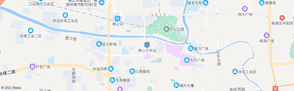 佛山市桥汽车站西门_公交站地图_佛山公交_妙搜公交查询2024