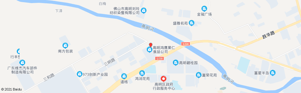 佛山兴明路_公交站地图_佛山公交_妙搜公交查询2024