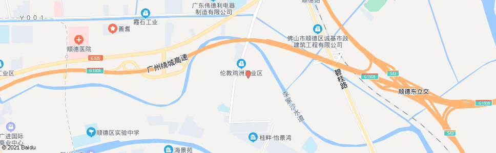 佛山雁洲村_公交站地图_佛山公交_妙搜公交查询2024