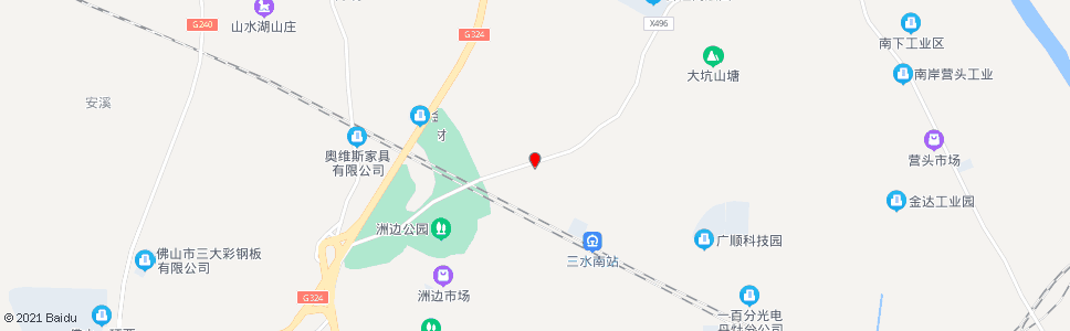 佛山一村_公交站地图_佛山公交_妙搜公交查询2024