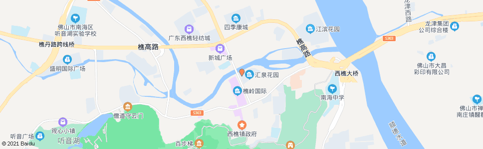 佛山北斗桥底_公交站地图_佛山公交_妙搜公交查询2024