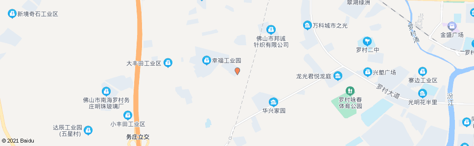 佛山幸福村_公交站地图_佛山公交_妙搜公交查询2024