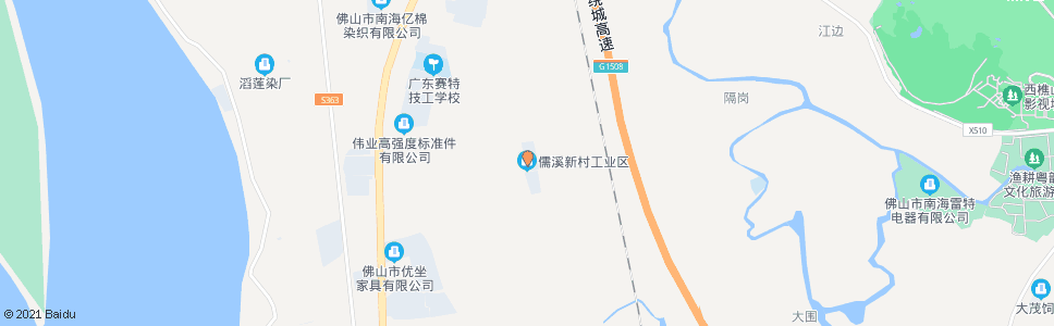 佛山海舟村(儒溪新村路口)_公交站地图_佛山公交_妙搜公交查询2024