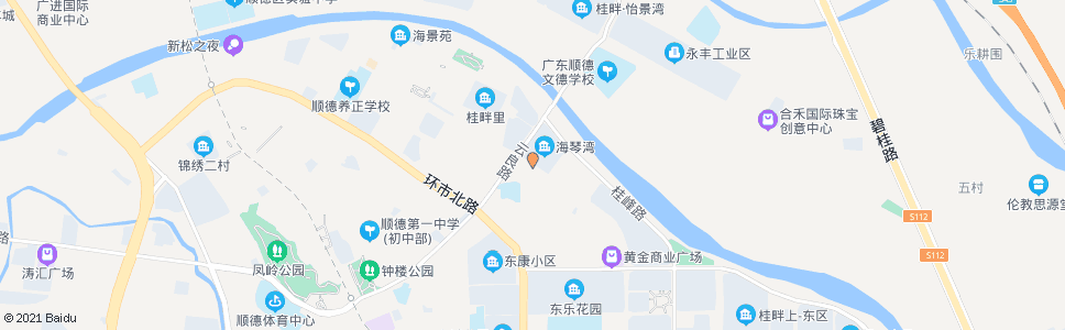 佛山海琴湾西门_公交站地图_佛山公交_妙搜公交查询2024