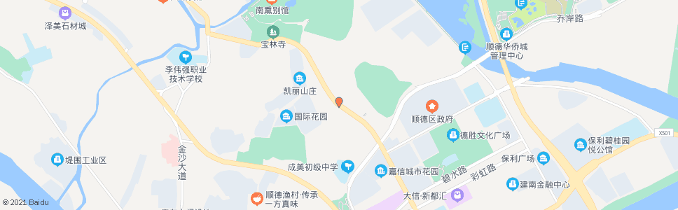 佛山大吉村_公交站地图_佛山公交_妙搜公交查询2024