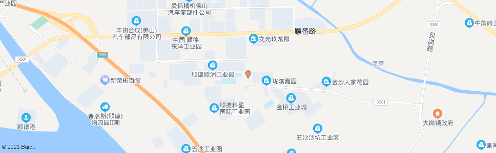 佛山五沙小学_公交站地图_佛山公交_妙搜公交查询2024